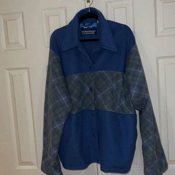 Vintage 90’s Northern Climate oversized wool Mohair long sleeve Shacket - Picture 2 of 11